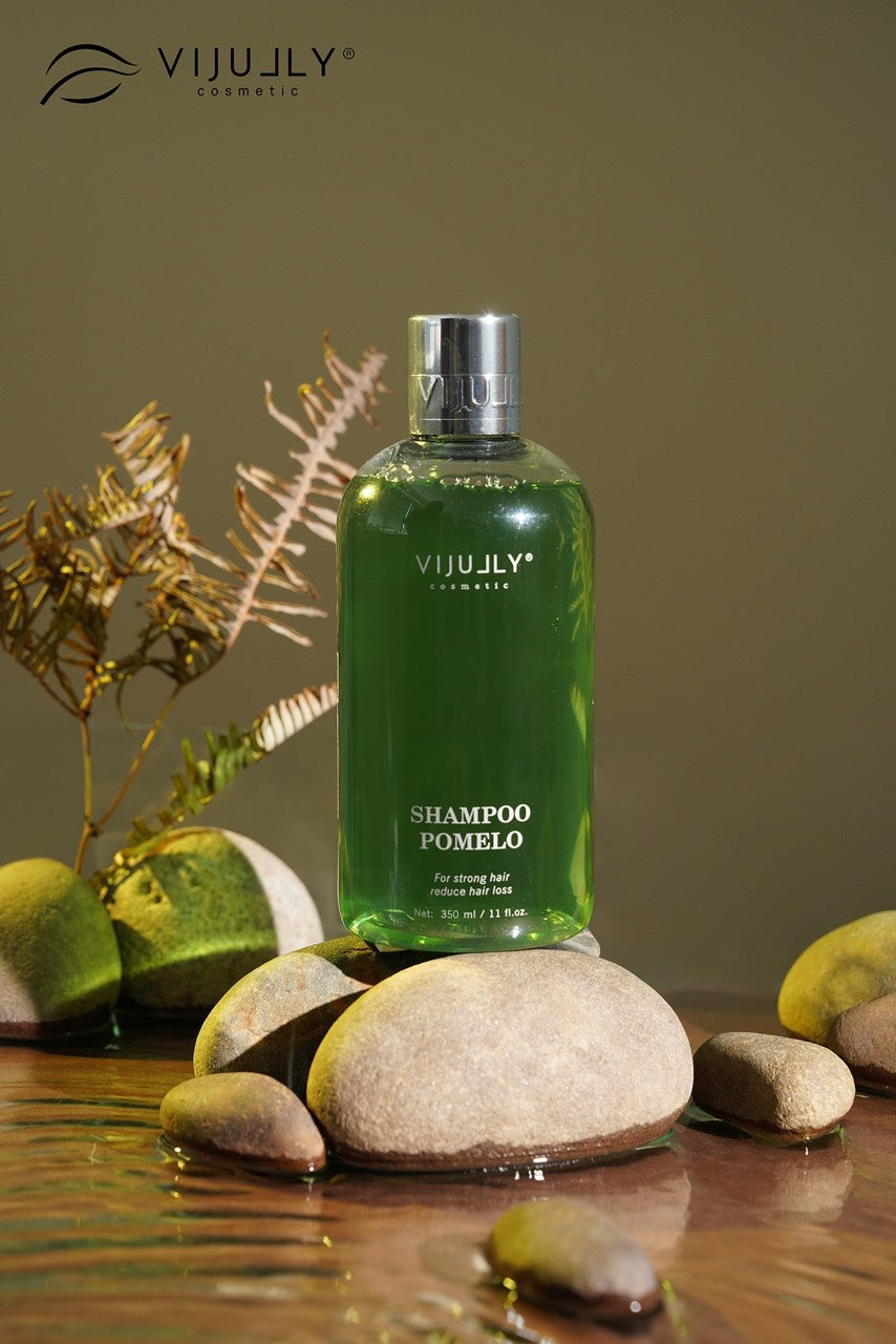 Vi Jully Pomelo Shampoo - GRAPEFRUIT SHAMPOO - Dầu Gội Kiềm Dầu - Hair Shampoo For Strong Hair Reduce Hair Loss