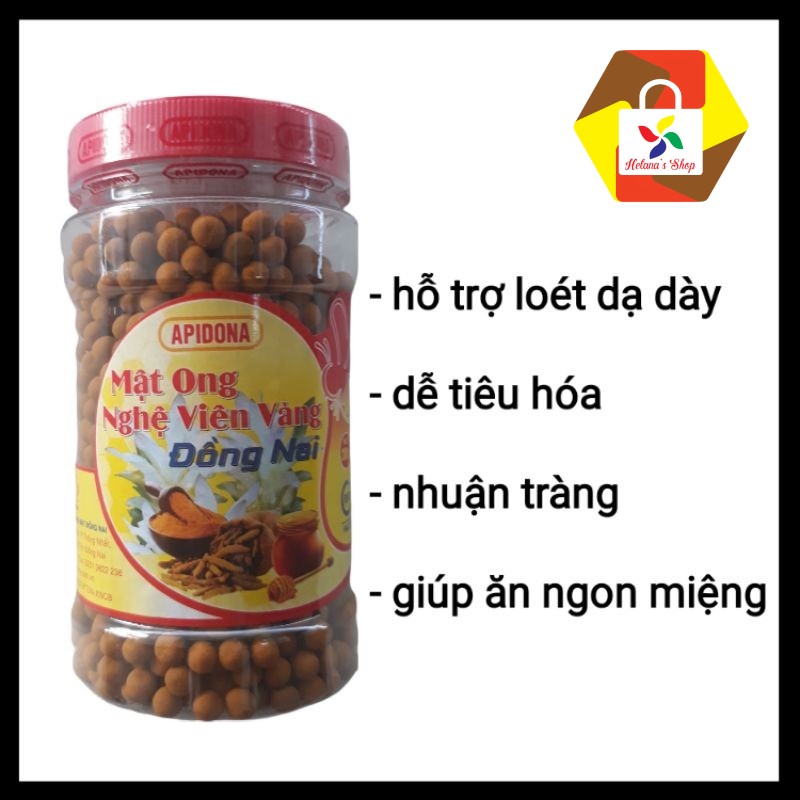 Golden Turmeric Honey - Mật ong nghệ viên vàng Đồng Nai 200g