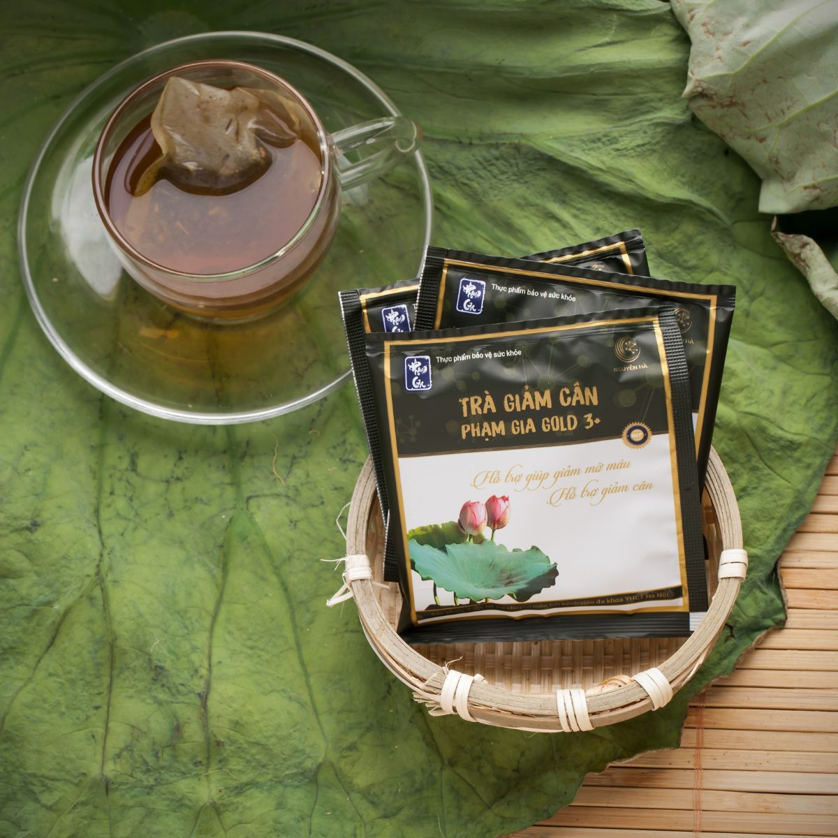 Pham Gia Gold 3+ Weight Loss Tea (40 Tea Bags)