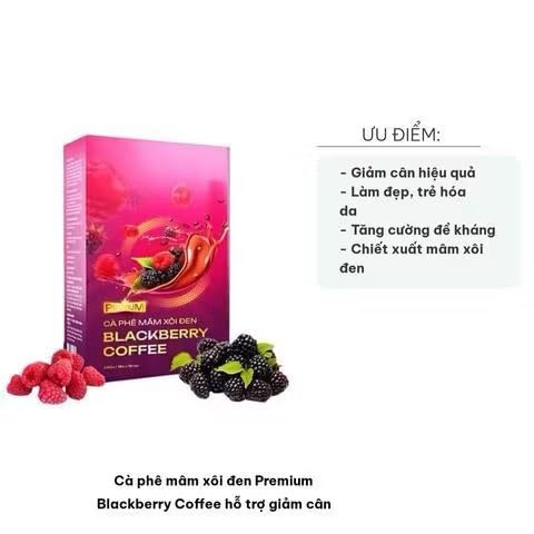 Premium - Blackberry Coffee - Cà Phê Mâm Xôi Đen