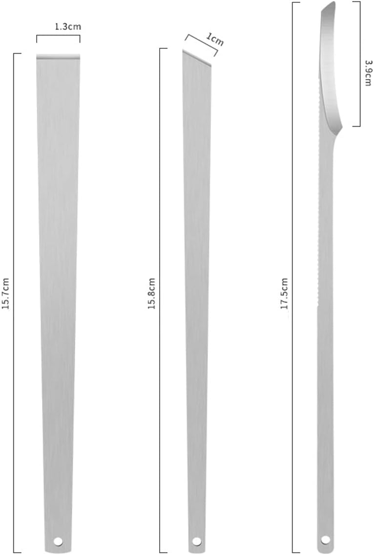 3PCS Stainless Steel Ingrown Toenail Pedicure Knife Set – Professional Foot Care Kit for Corn, Callus, and Paronychia Treatment
