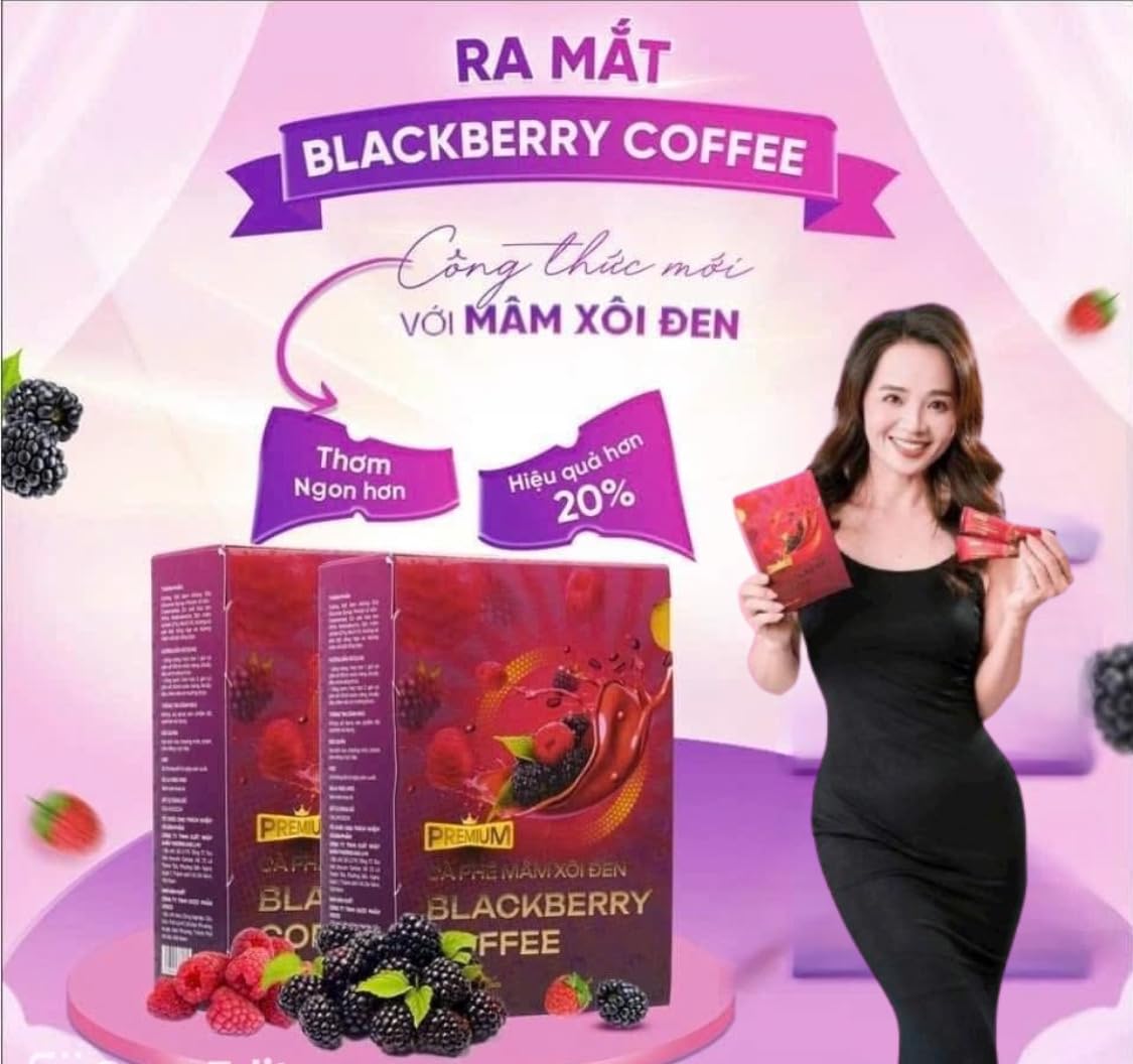 Premium - Blackberry Coffee - Cà Phê Mâm Xôi Đen