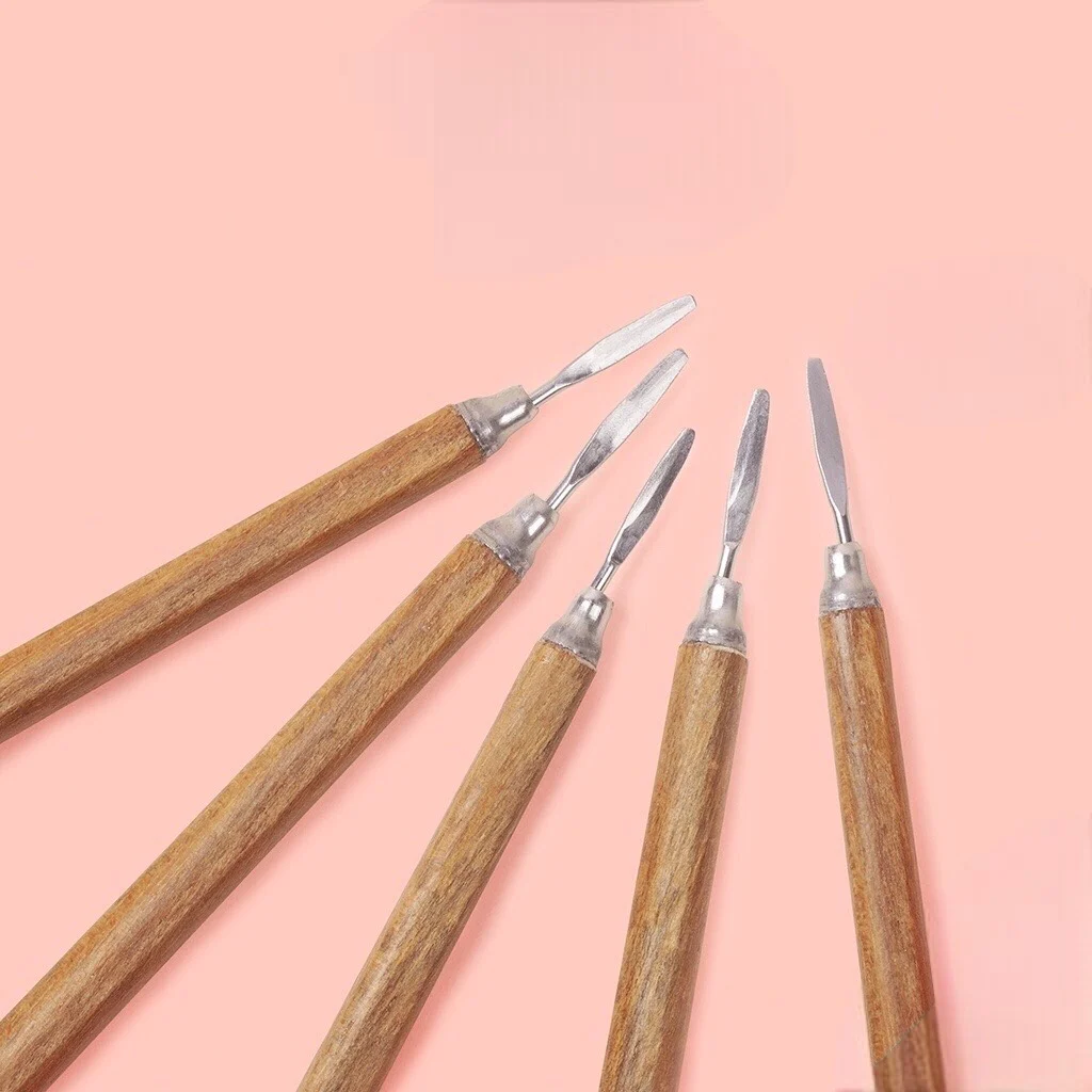 2 of Compact Wooden Handle Ingrown Nail Cleaner – Sharp & Affordable | Professional Nail Care Tool