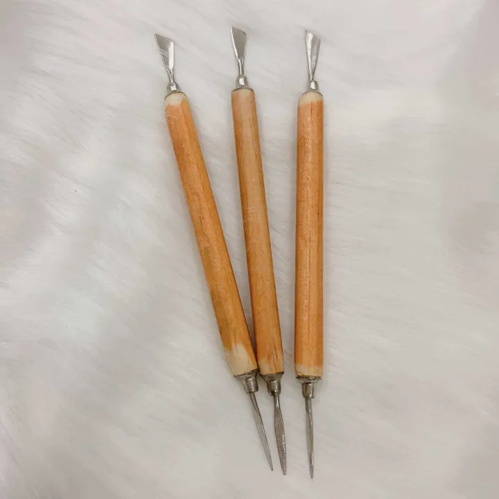 2 of Compact Wooden Handle Ingrown Nail Cleaner with 2 Sharp Blades – Affordable & Professional Nail Care Tool