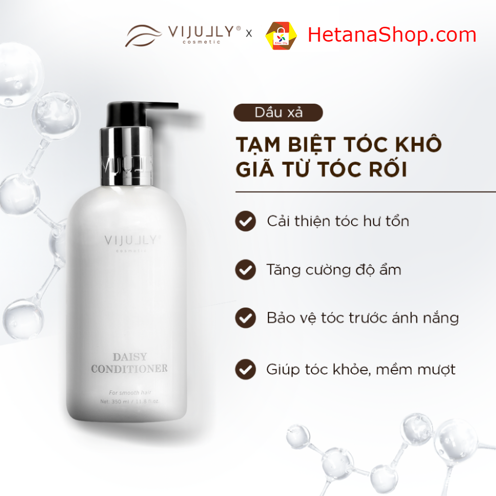 Vi Jully Daisy Conditioner - Vi Jully Coconut Conditioner helps soften hair, restores damage 350ml