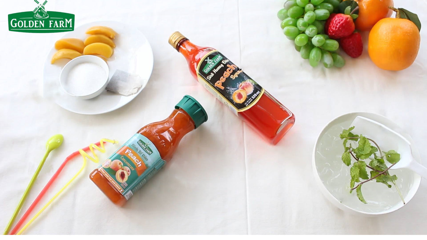 Peach Smoothie - Sinh Tố Đào Golden Farm