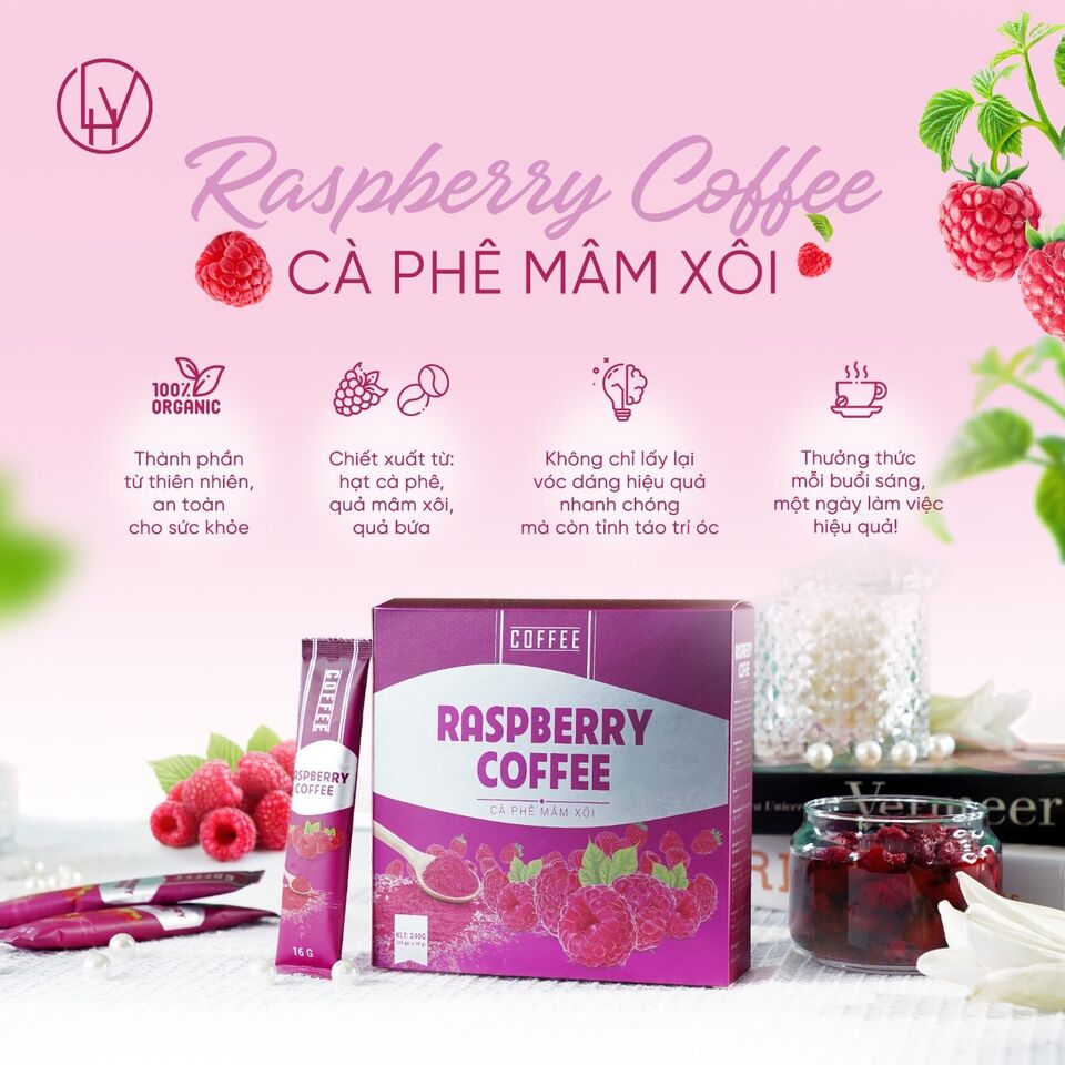 Raspberry Coffee - Ca Phe Giam Can Mam Xoi - Pearberry Coffee - Ca Phe Le Gai Mam Xoi