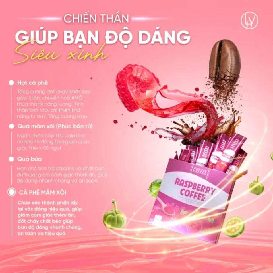 Raspberry Coffee - Ca Phe Giam Can Mam Xoi - Pearberry Coffee - Ca Phe Le Gai Mam Xoi
