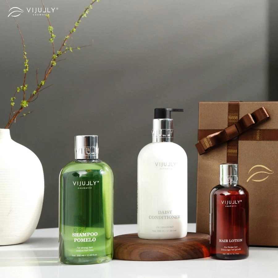 Vi Jully Pomelo Shampoo - GRAPEFRUIT SHAMPOO - Dầu Gội Dưỡng Ẩm - Hair Shampoo For Strong Hair Smooth & Reduce Hair Loss