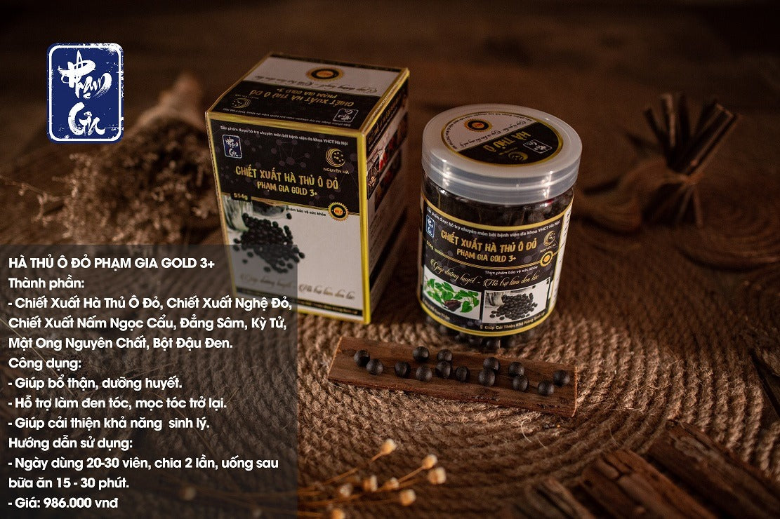 Polygonum Pham Gia Gold 3+ (554g) - Supports Hair Health and General Wellness