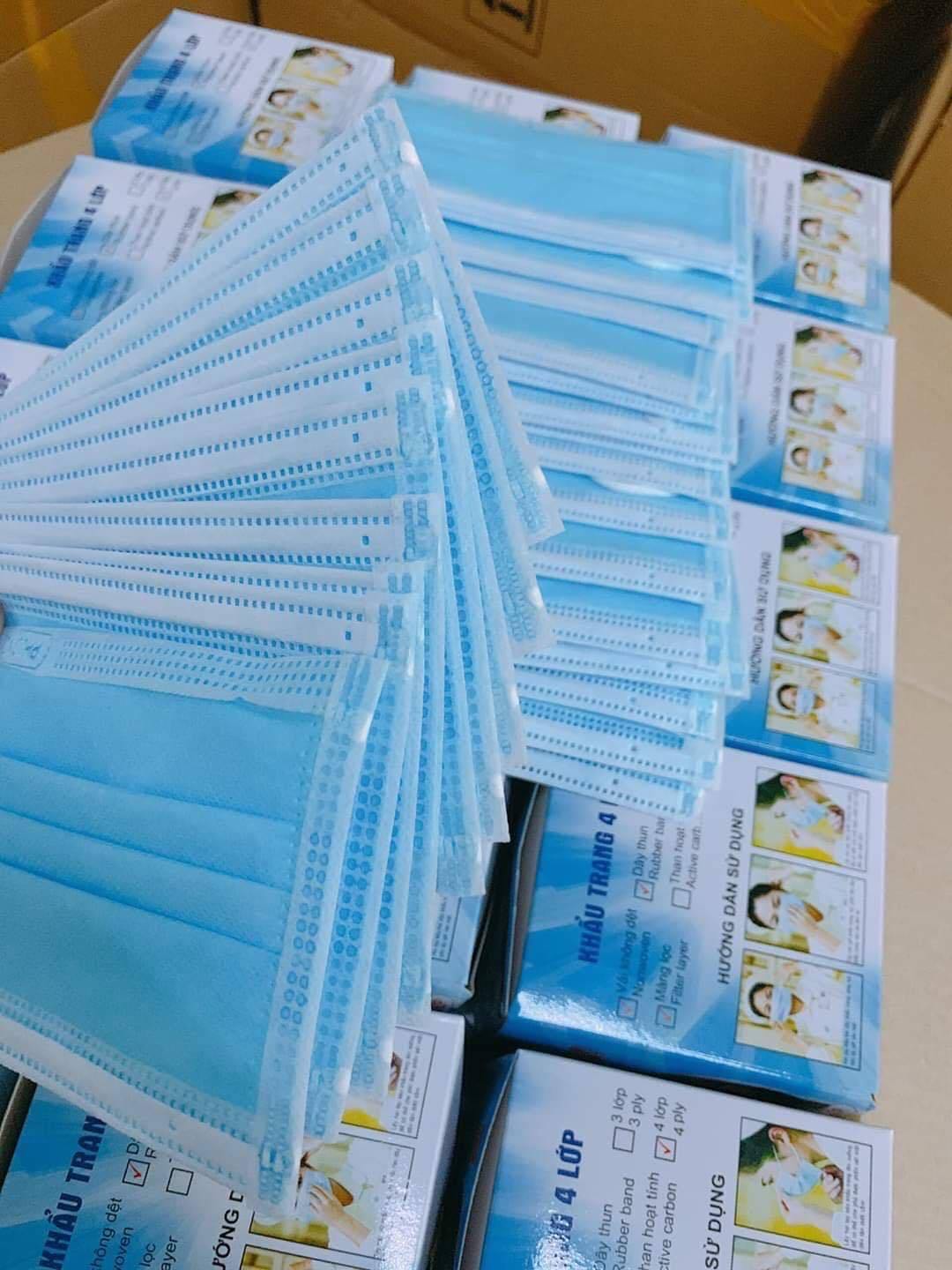 Face Mask 4 Layers. Pack of 50