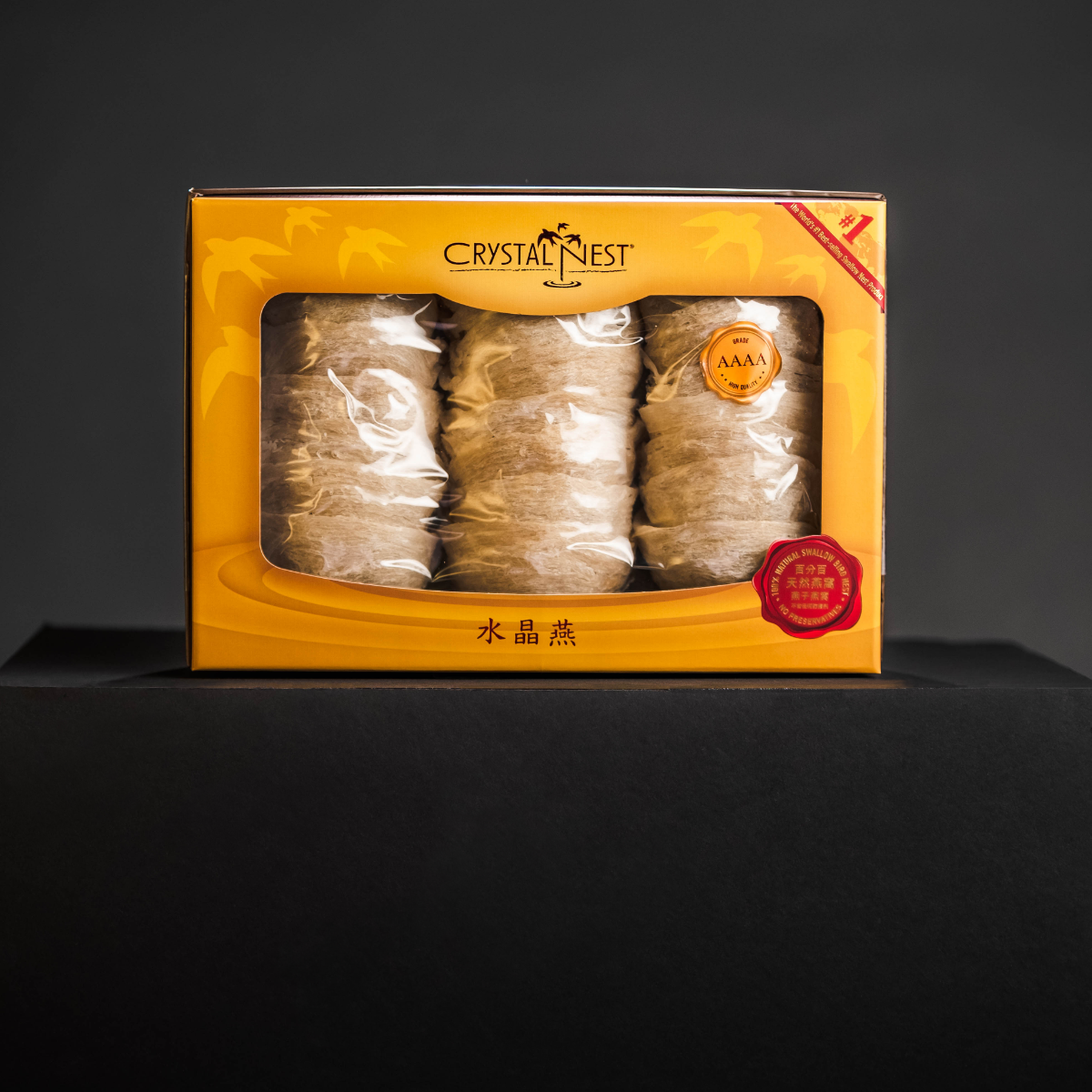 CRYSTAL NEST White AAAA (225gr) - Premium Quality Bird Nest