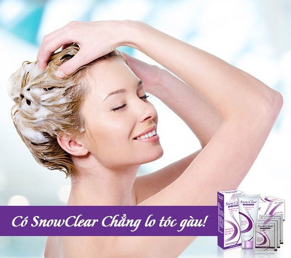 SnowClear - Duoc Pham Tri Gau, Diet Nam, Ngua Da Dau - Treatment of dandruff, seborrheic ermatitis and pruritus on the scalp caused by pityrosporum