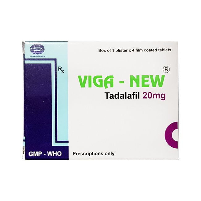 Viga New - Improve sexual function. - 4 Tablets / box