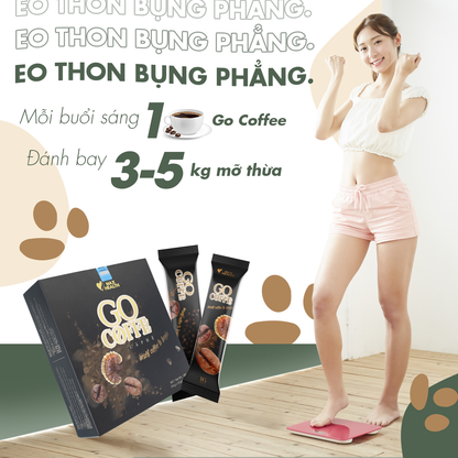 Go Coffee (12 packs/ box) - Cà Phê Giảm Cân Nấm Lim Xanh