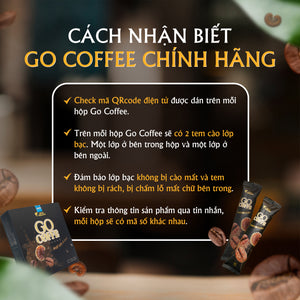 Go Coffee Weight Loss Coffee (12 packs/ box) - Cà Phê Giảm Cân Nấm Lim Xanh