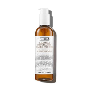 Kiehl's Calendula Deep Cleansing Face Wash, Balances Skin While Gently Removing Impurities, Soothing and Refreshing, Boosts Moisture Barrier for Soft-Feeling Skin, Paraben and Sulfate Free