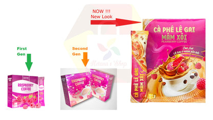 Raspberry Coffee - Ca Phe Giam Can Mam Xoi - Pearberry Coffee - Ca Phe Le Gai Mam Xoi