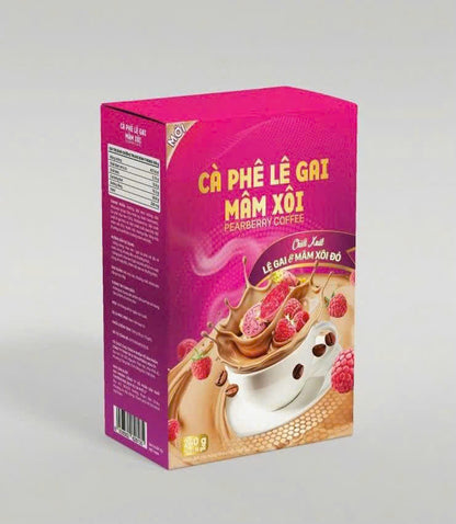 Raspberry Coffee - Ca Phe Giam Can Mam Xoi - Pearberry Coffee - Ca Phe Le Gai Mam Xoi