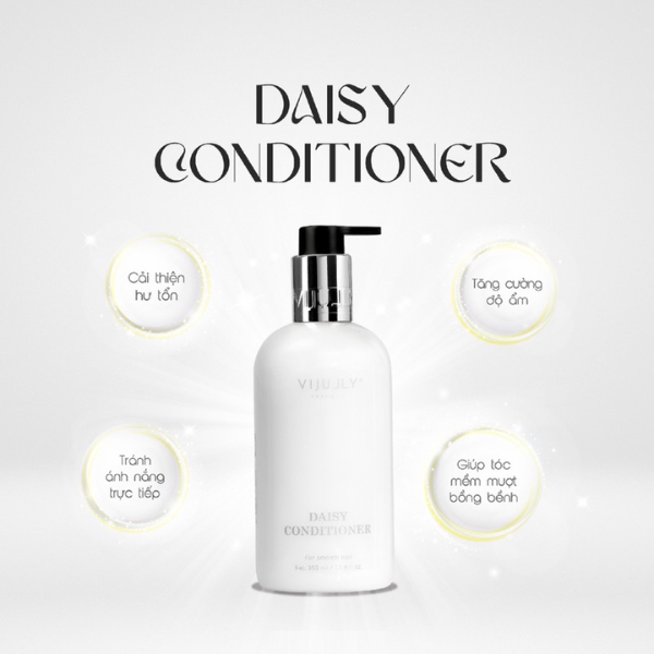 Vi Jully Daisy Conditioner - Vi Jully Coconut Conditioner helps soften hair, restores damage 350ml