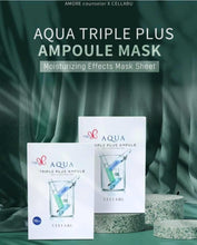 Load image into Gallery viewer, [AMORE] Aqua Triple Plus Ampule Moisturizing Effects Mask Sheet
