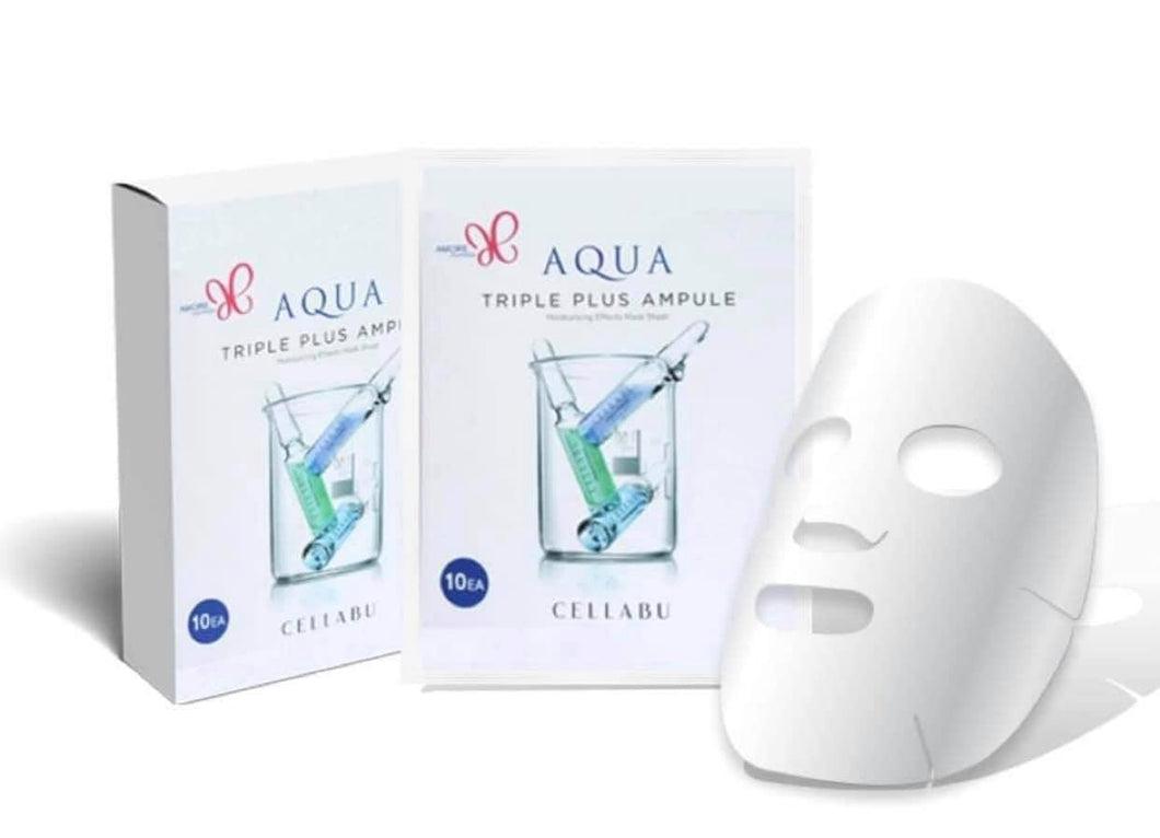 [AMORE] Aqua Triple Plus Ampule Moisturizing Effects Mask Sheet