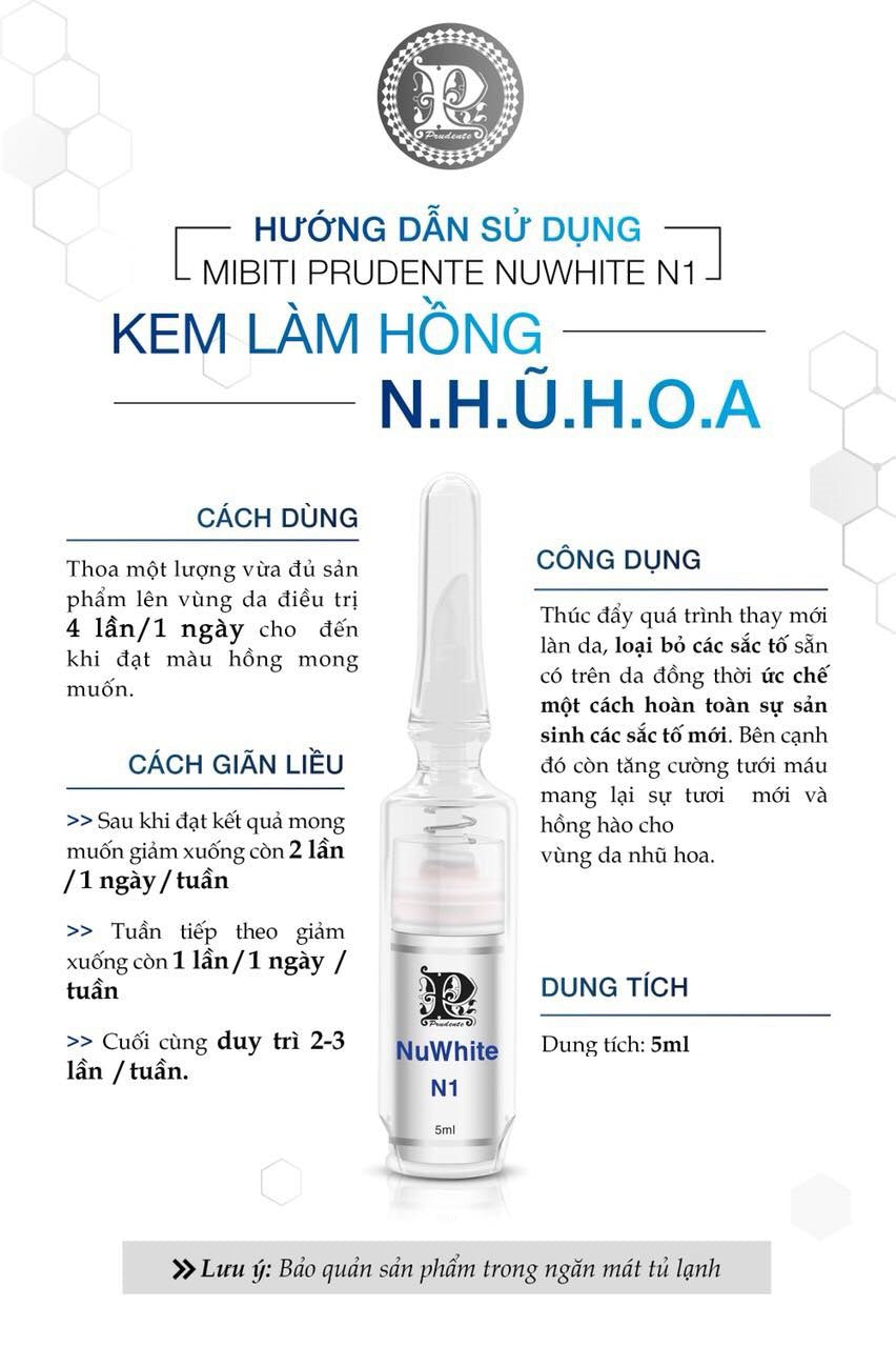 [Mibiti Prudente] Nipple Brightening NuWhite N1 5ml