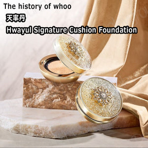 [The History of Whoo] CheonYulDan HwaYul Signature Cushion No.21 + Lip Makeup Set (U.S Seller)