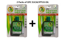 Load image into Gallery viewer, 2 packs of Dau Khuynh Diep - OPC Eucalyptus Oil - Cold Flu - Runny Nose - Aches - Headache - Nausea
