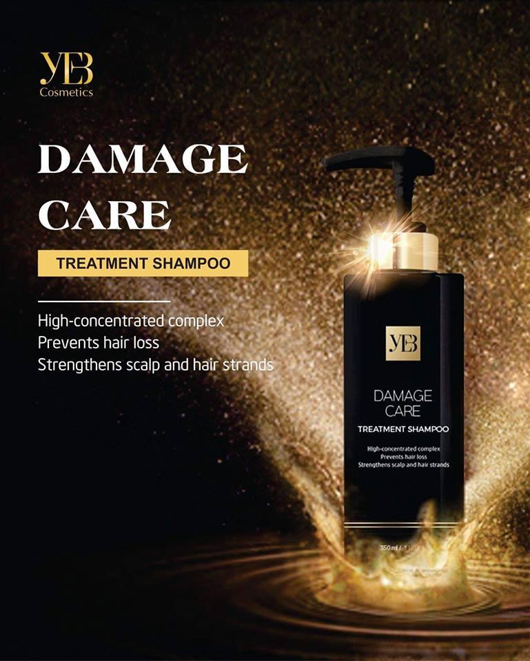 YEB - Damage Care Treatment Shampoo, Prevent Hair Loss, Strengthens scalp & hair strands