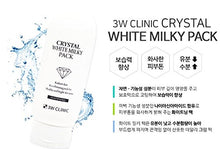 Load image into Gallery viewer, [3W Clinic] Crystal White Milky Pack New (200g) Official Miss Korea Sponsor
