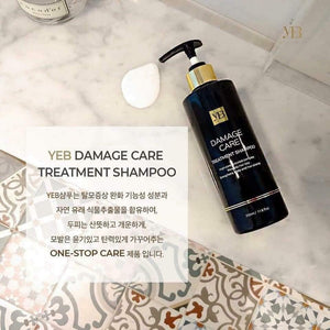 YEB - Damage Care Treatment Shampoo, Prevent Hair Loss, Strengthens scalp & hair strands