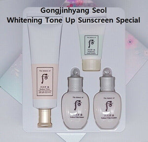 [The History of Whoo] Gongjinhyang: Seol Radiant White Tone Up Sunscreen Special Set
