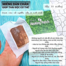 Load image into Gallery viewer, Best Korea Therapy Foot Healing Patch 30pcs ( 15 pairs)
