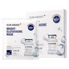 Load image into Gallery viewer, SUR.MEDIC+ BRIGHT GLUTATHIONE MASK - 1 BOX OF 10 SHEETS 10.56 oz / 300g
