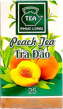 Load image into Gallery viewer, 3 x Box of 25 bags x 2g  Phuc Long Tea Bag - Peach Flavored Tea - Trà Túi Lọc Hương Đào (U.S Seller)

