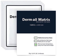 Load image into Gallery viewer, [Derm-all Matrix] Daily Facial Dermal-care 1Pack (4pcs) Facial Mask Sheet
