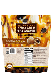Tropical Fields Brown Sugar Boba Milk Tea Mochi, 31.8oz (60 packs)