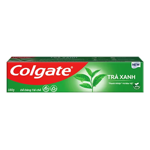 Colgate Toothpaste Green Tea - Kem Đánh Răng Colgate Trà Xanh - 180g x 3 pack