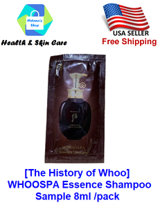 [The History of Whoo] WHOOSPA Essence Shampoo Sample 8ml /pack - Prevent Hair Loss up to 95% (U.S Seller)