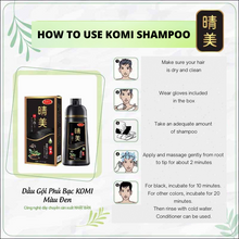 Load image into Gallery viewer, 100% REAL KOMI Japan ORAGNIC Hair Dye Color Shampoo 500ml (More Option Colors)
