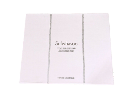 [Sulwhasoo] Snowise Brightening Daily Routine TRAVEL EXCLUSIVE