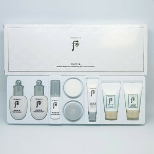 [The History Of Whoo] Gongjinhyang: Seol Radiant White Royal Whitening 8pcs Special Gift Kit / 부피무게