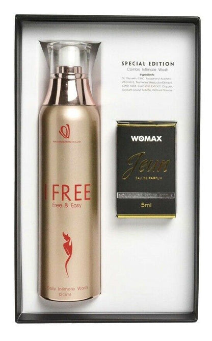 Combo IFree -Daily Intimate Wash- Feminine Care Wash 120ml & Inner Perfume Jeun 5ml