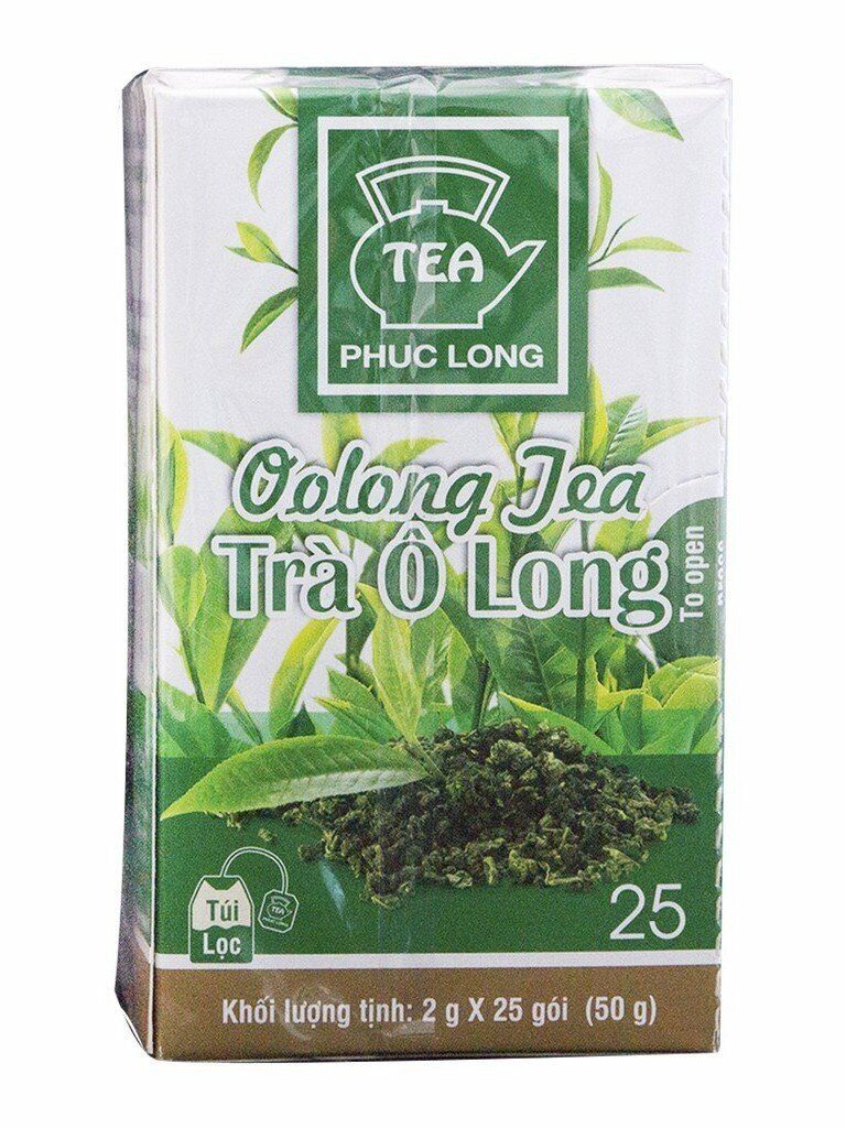 3 x Box of 25 bag x 2g Phuc Long Tea Bag Filters - Oolong Tea - Trà Tú ...