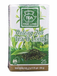 3 x Box of 25 bag x 2g Phuc Long Tea Bag Filters - Oolong Tea - Trà Túi Lọc Ô Long (U.S Seller)