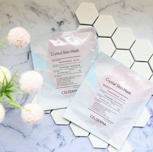 [CELDERMA] Crystal Skin Mask Pack 10ea K-beauty Hydration & Protection