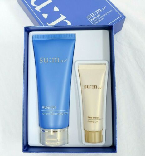 [Su:m37] Water-full Amino Cleansing Foam Set (Foam 200ml + Peeling Gel 40ml)