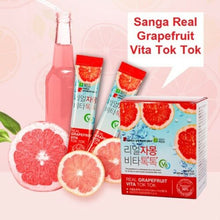 Load image into Gallery viewer, [SANG A] Real grapefruit Vita Tok Tok (20g*30ea) KOREAN DIET DETOX TEA
