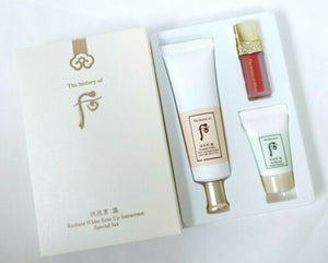 [The History of Whoo] Gongjinhyang Seol Radiant White Tone Up Sunscreen Set # 50ml